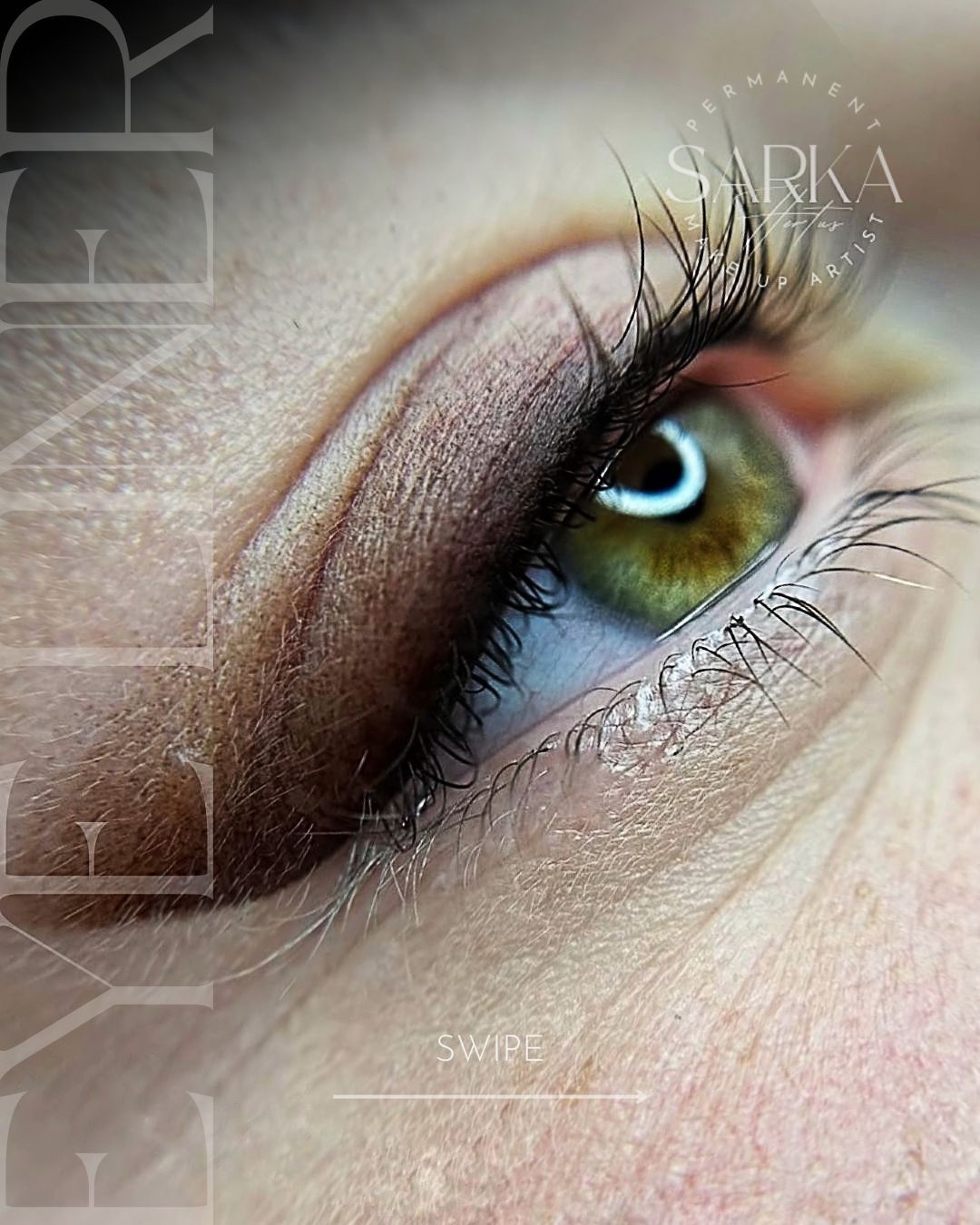 Smoky eyeliner results